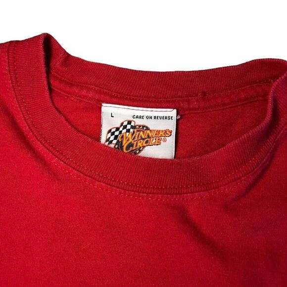 Nascar Dale Earnhardt 8X T-Shirt Size Large Red Short Sleeve Winners Circle - Picture 3 of 7
